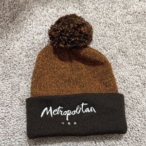 Brown Knit Beanie